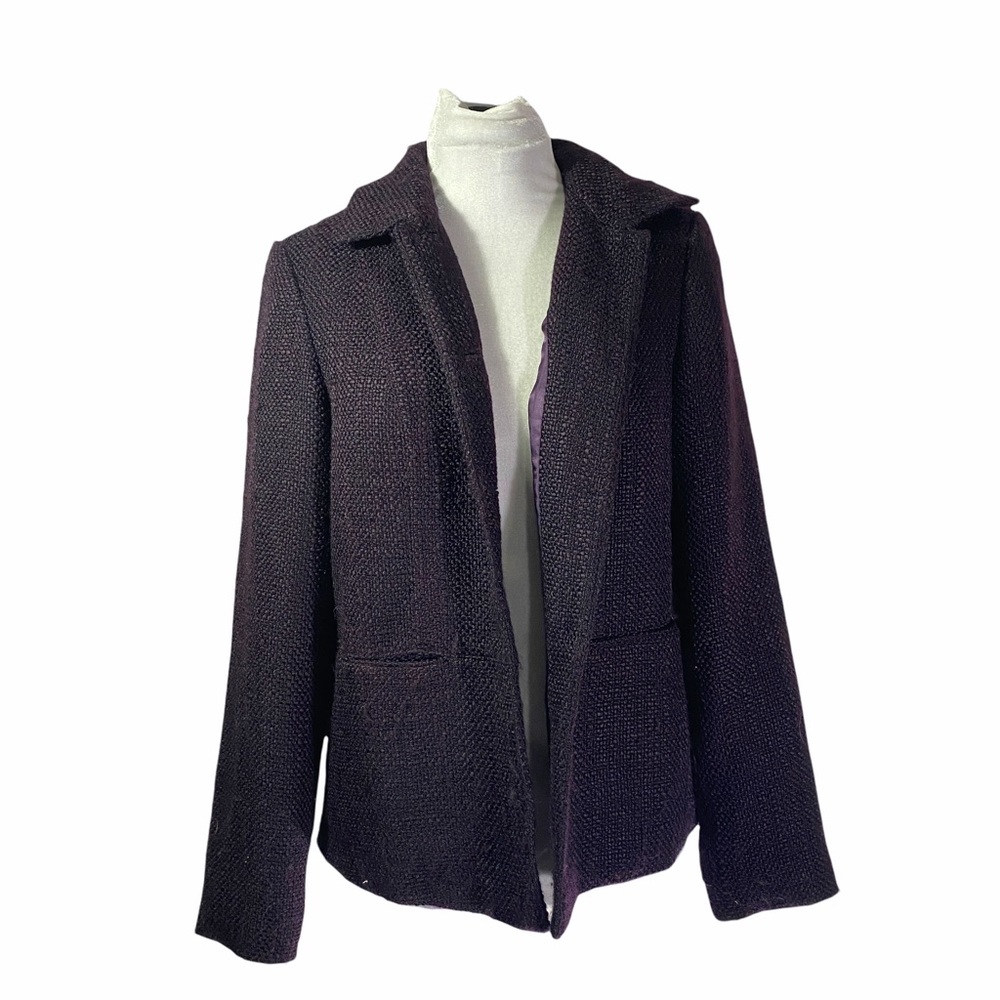Coldwater Creek women’s blazer jacket in grey / purple size M - Picture 6 of 6